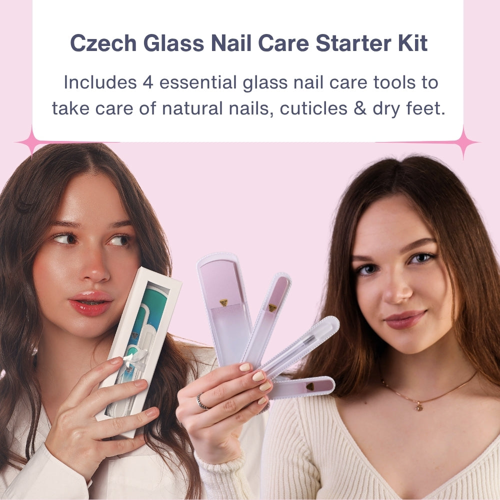 Glass Nail Care Starter Kit Duo Bundle