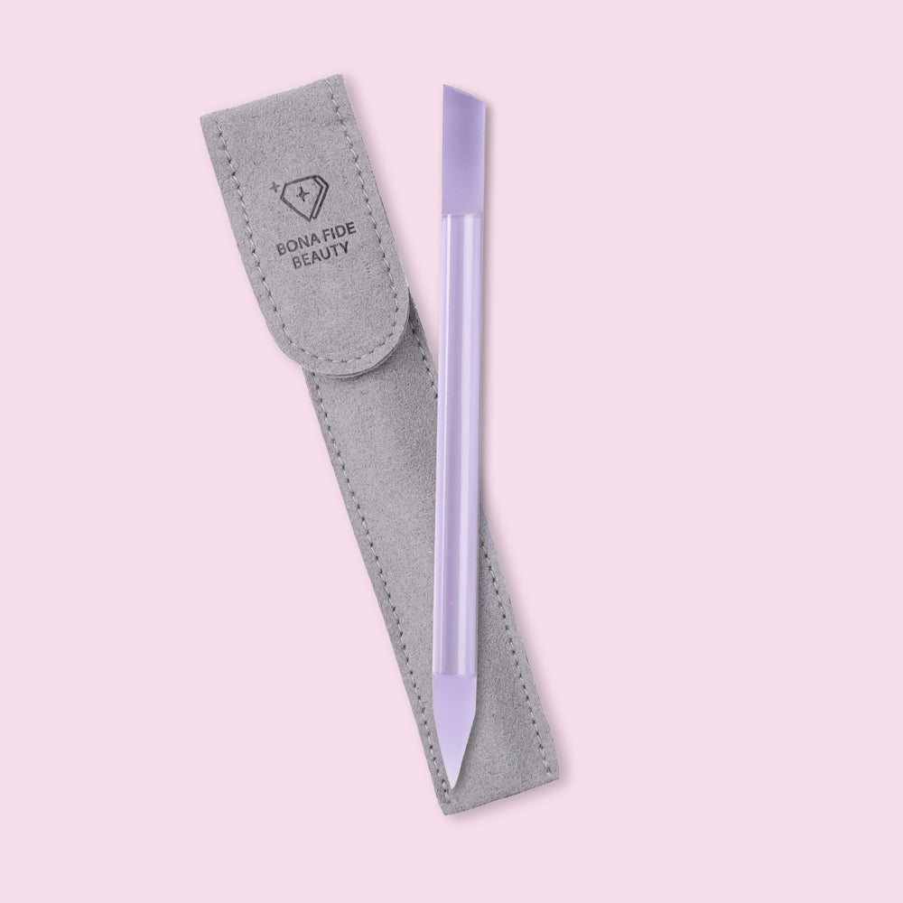 Duel-Ended Czech Glass Cuticle Pusher