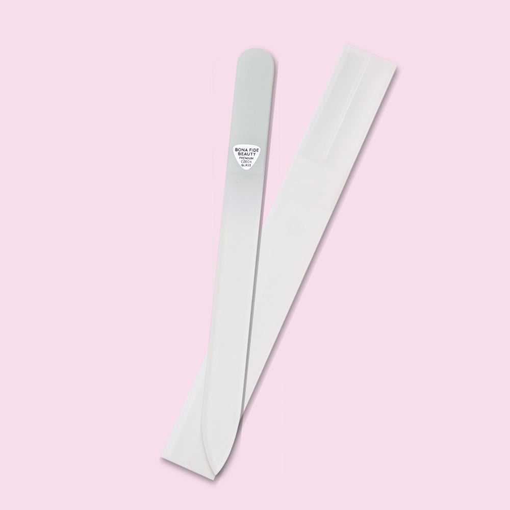 Czech Glass Nail File in Hard Case