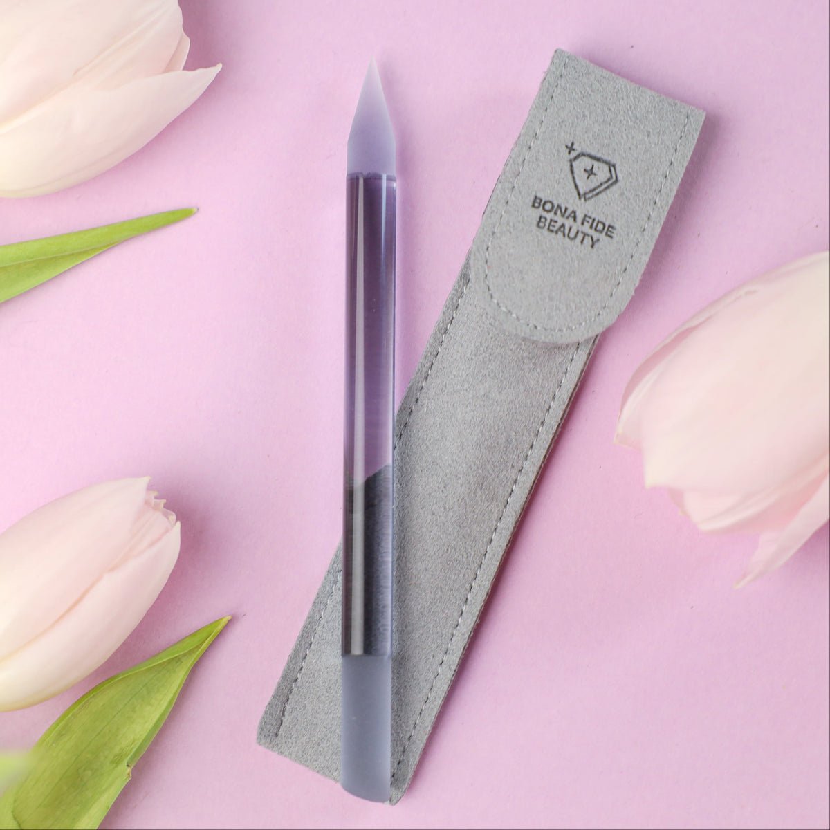 Duel-Ended Czech Glass Cuticle Pusher
