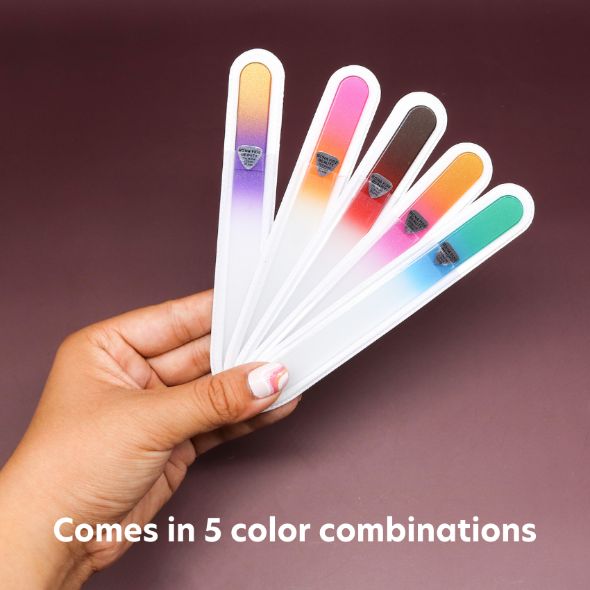 5-Pack Glass Nail Files in Sleeves