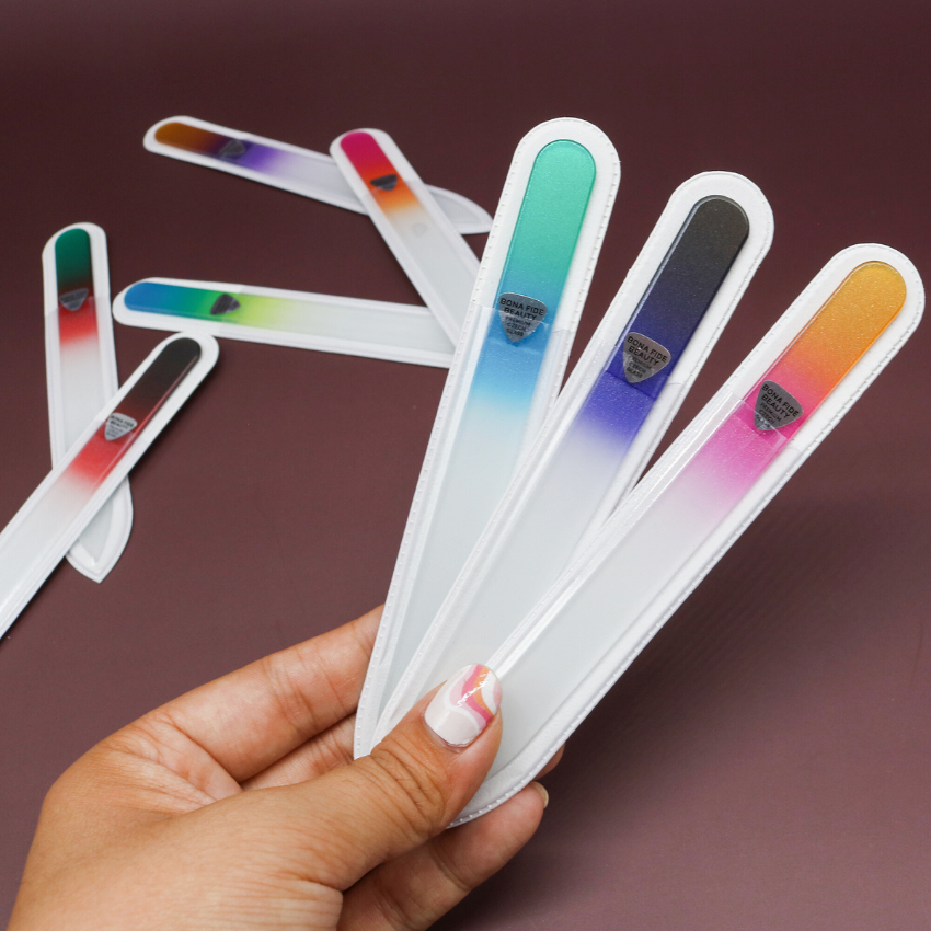 8-Pack Glass Nail Files in Sleeves