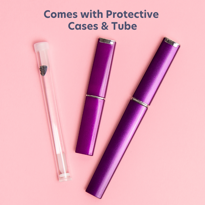 3-Piece Czech Glass Manicure Kit in Violet