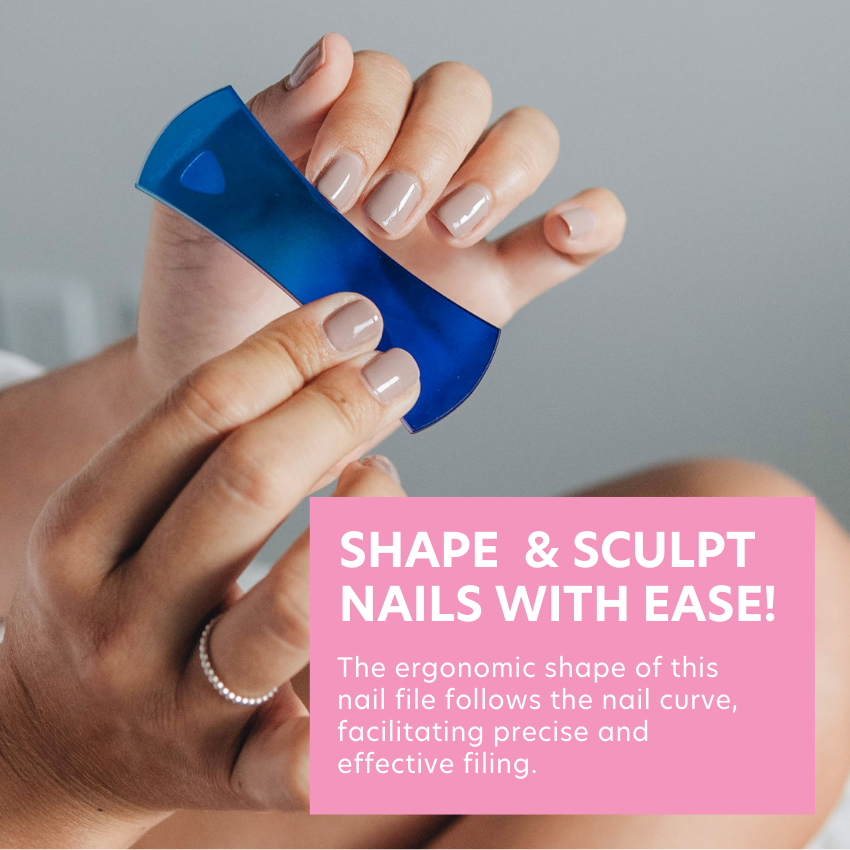 Bow Ergonomic Glass Nail File