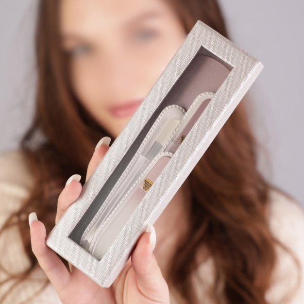 Czech Glass File Gift Set in Rose | Bona Fide Beauty