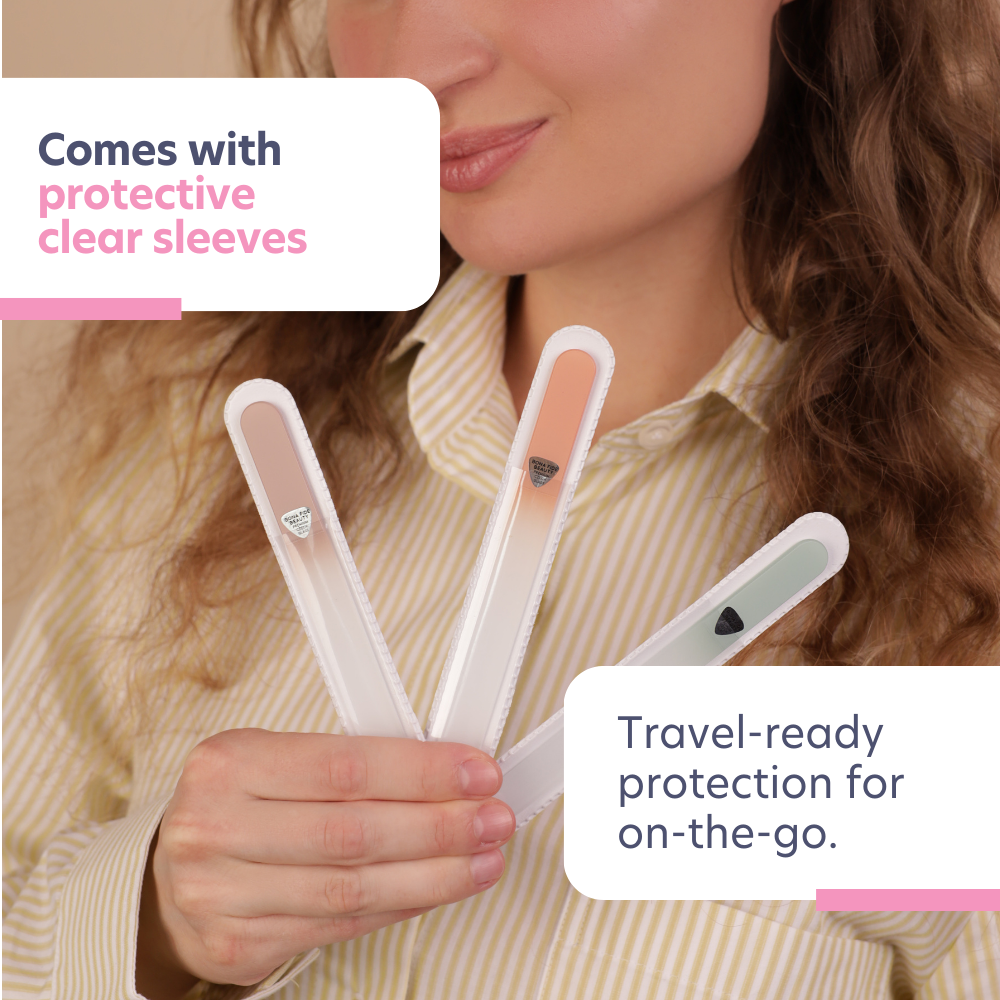 Autumn Glass Nail File Trio