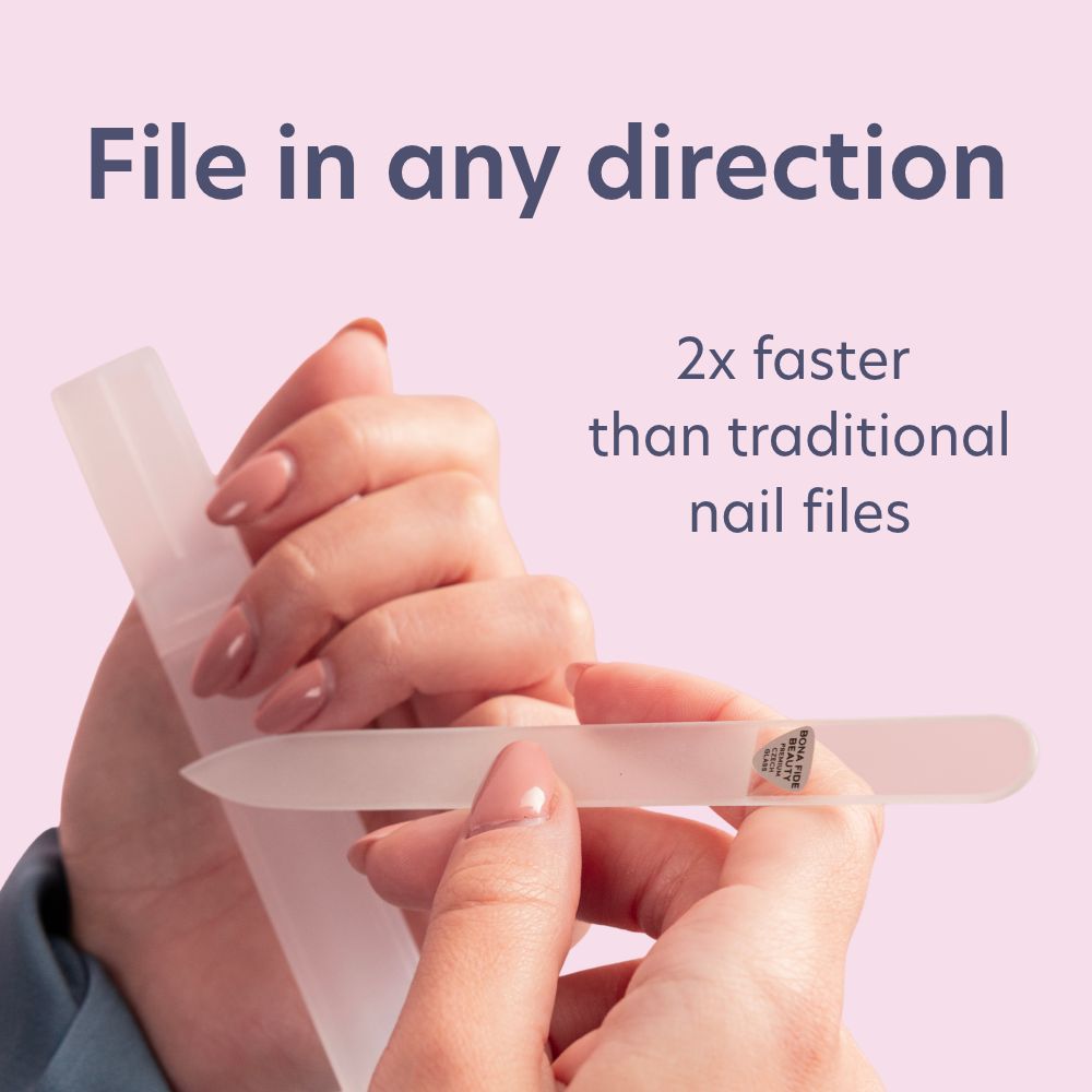 Glass Nail Care Essentials Set