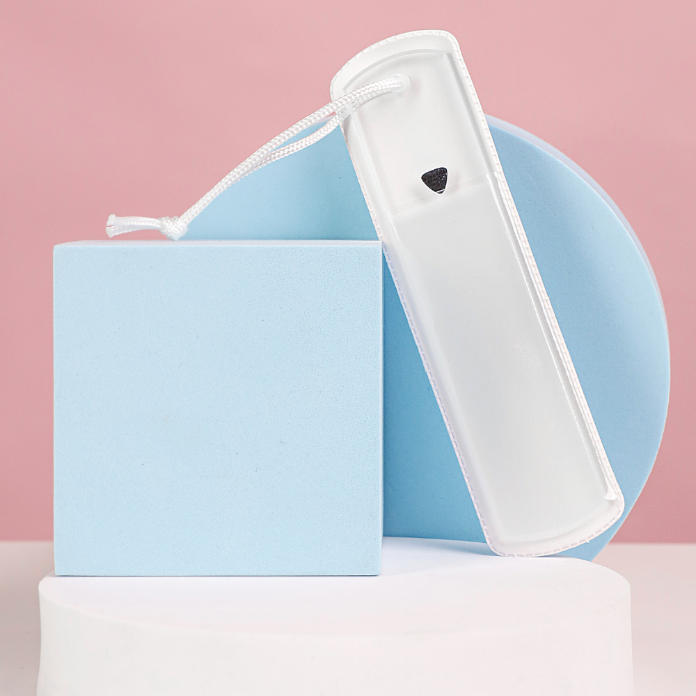 Single Czech Glass Foot File in Clear