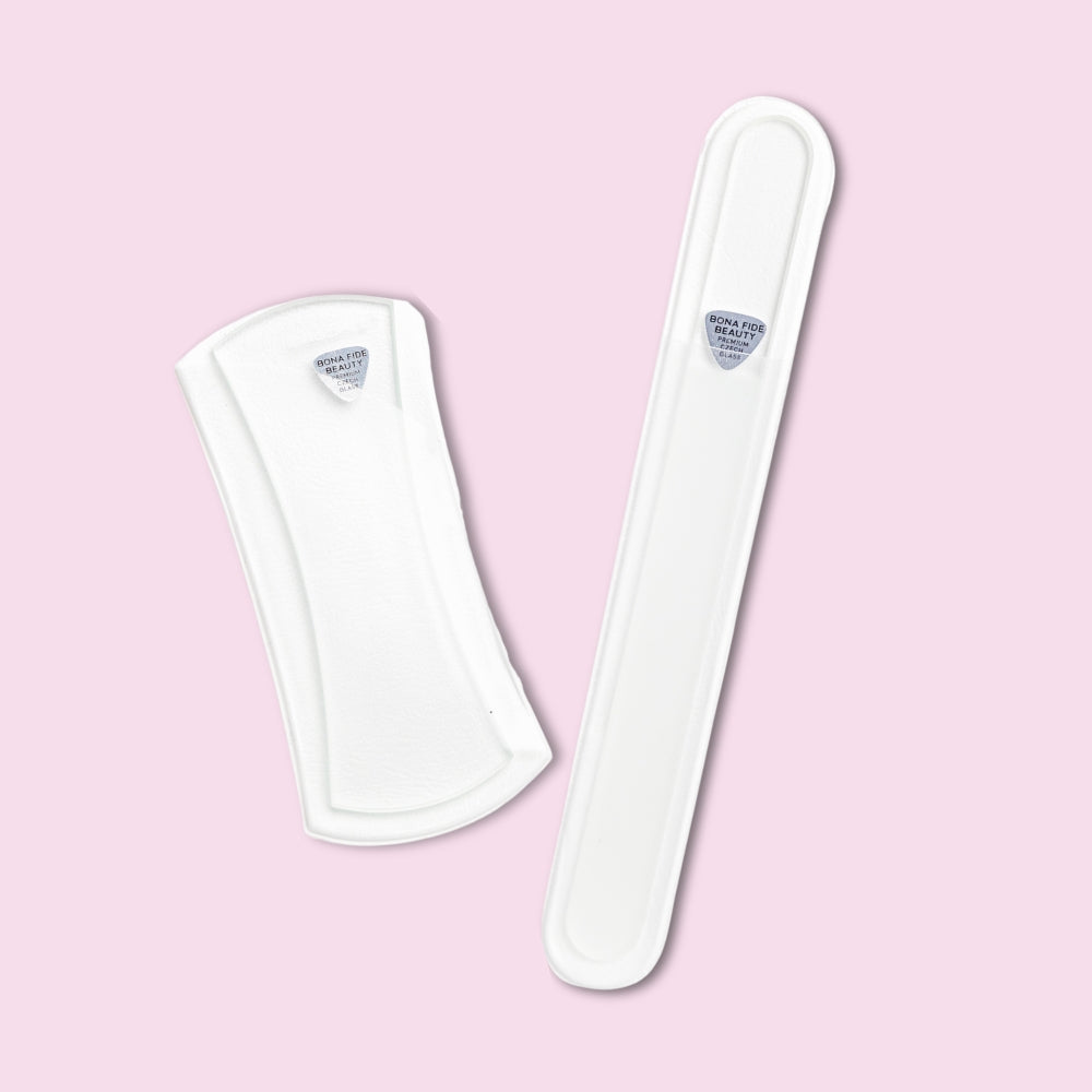 Ergonomic Czech Glass Nail File Set