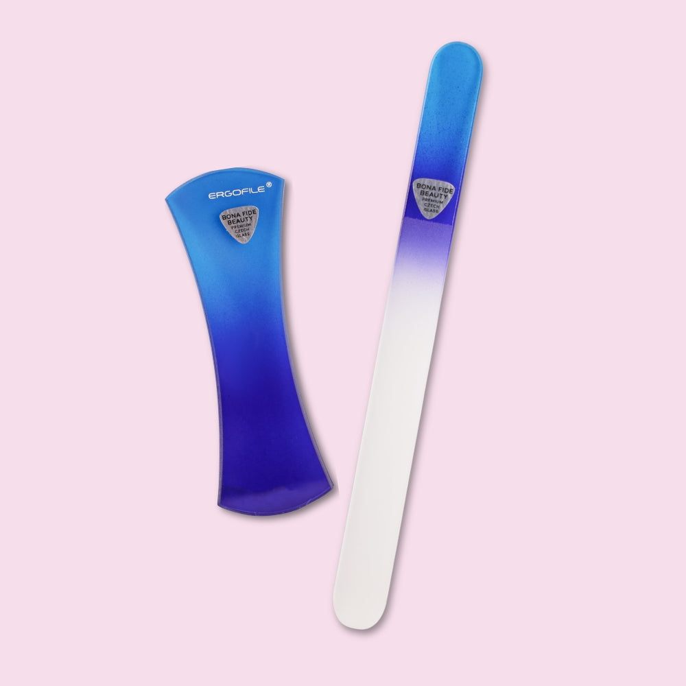 Ergonomic Czech Glass Nail File Set