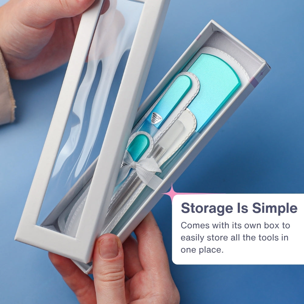 Glass Nail Care Starter Kit Duo Bundle