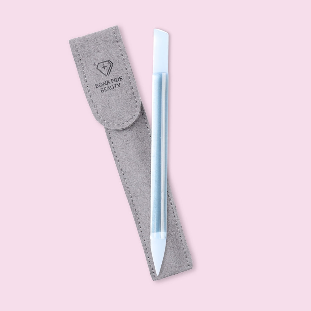 Duel-Ended Czech Glass Cuticle Pusher