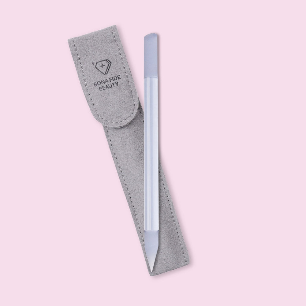 Duel-Ended Czech Glass Cuticle Pusher