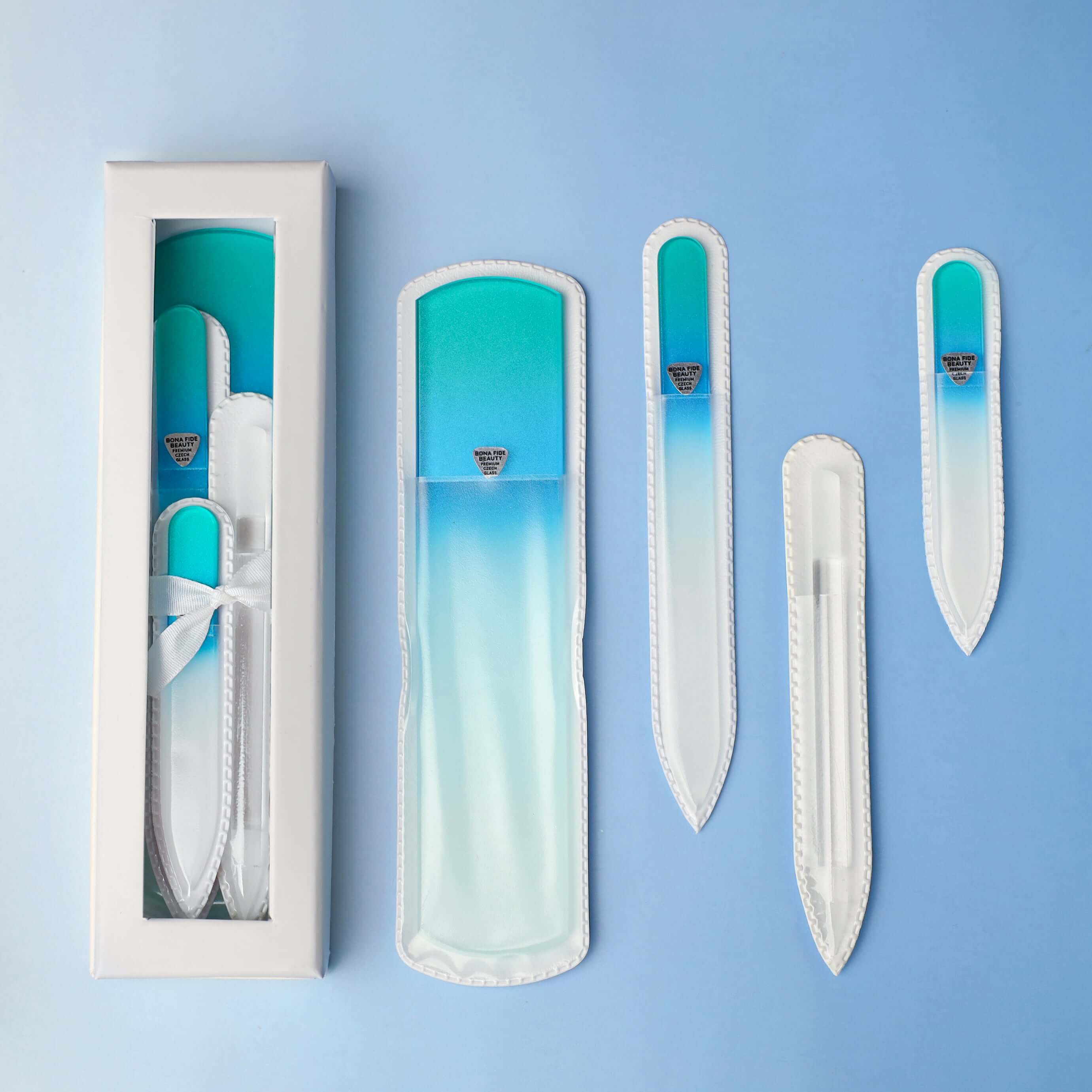 4-Piece Czech Glass Nail Care Starter Kit
