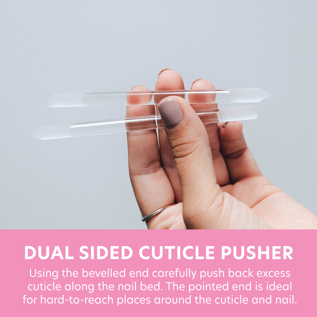 2 Pack Glass Cuticle Pushers