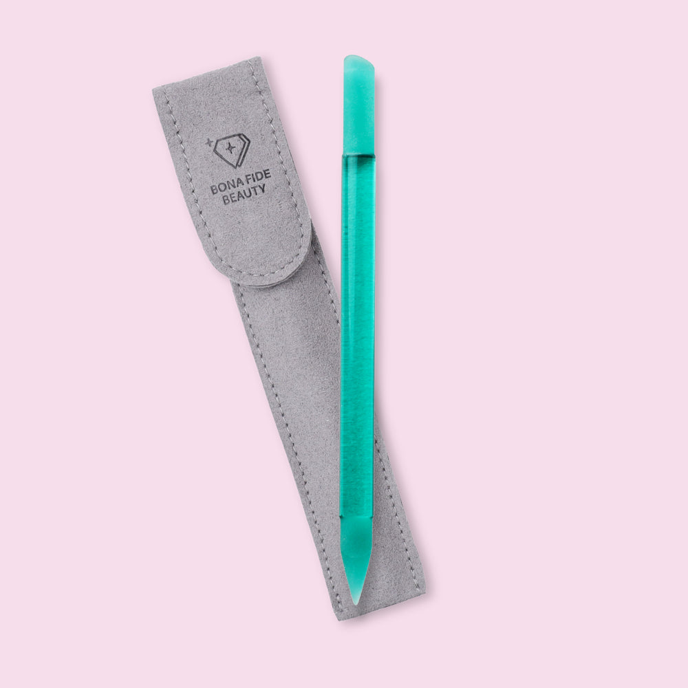 Duel-Ended Czech Glass Cuticle Pusher