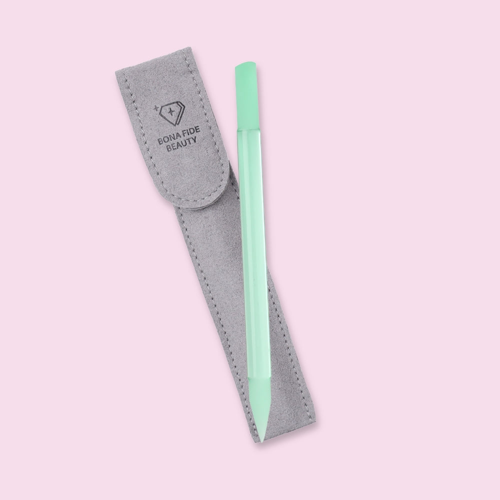 Duel-Ended Czech Glass Cuticle Pusher
