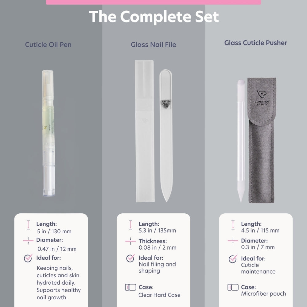 Czech Glass Manicure Bundle