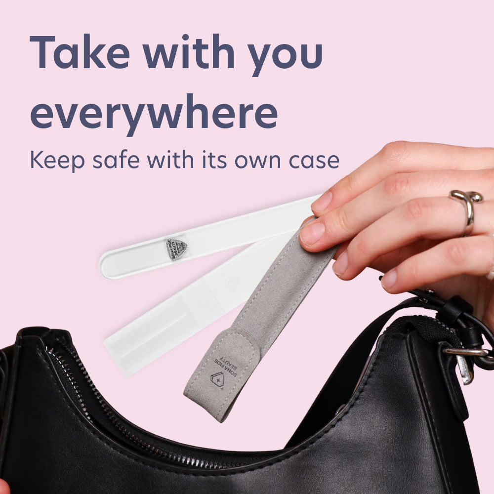 Glass Nail Care Essentials Set