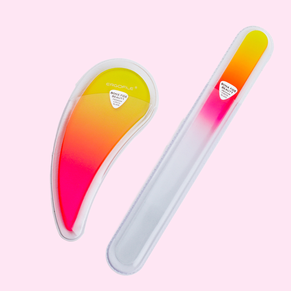 Drop Ergo Glass Nail File in Sunset